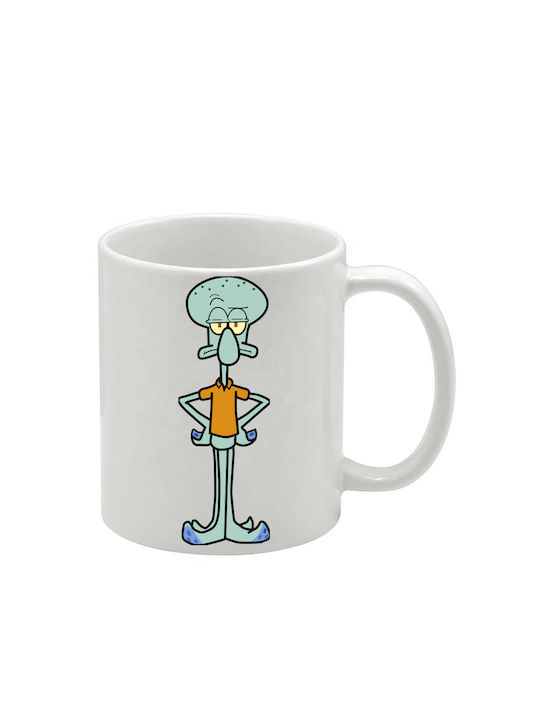 White SpongeBob Mug