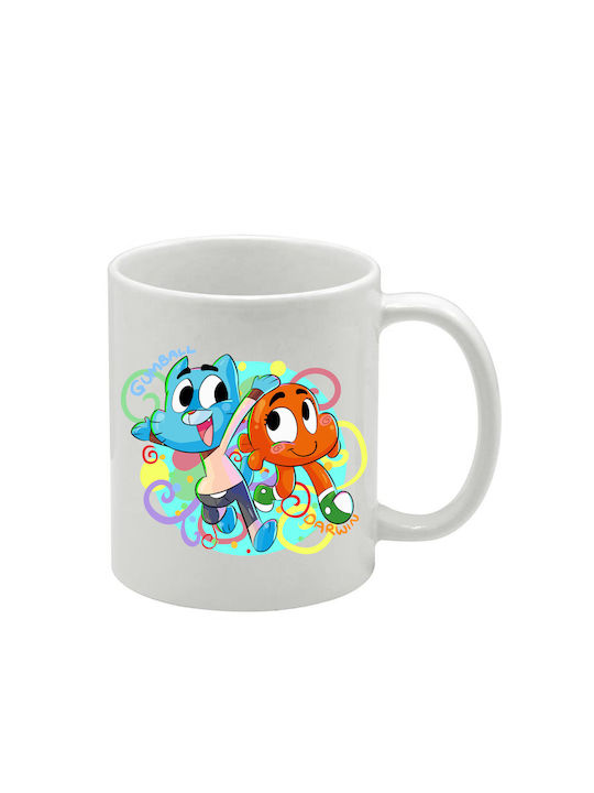 White Mug Amazing World Gumball