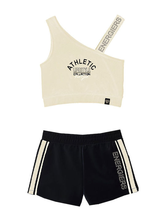 Kids Set with Shorts Summer 2 Pieces Black