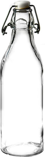 Raki Μπουκάλι Νερού Γυάλινο με Κλιπ Διάφανο 520ml Raki Μπουκάλι Νερού Γυάλινο με Κλιπ Διάφανο 520ml