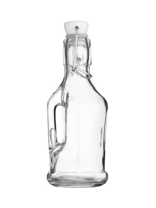 Raki Sticlă De Apă Din Sticlă Cu Clemă Transparentă 500ml
