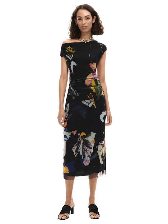 Desigual Dress Black 26SWVK29-2000
