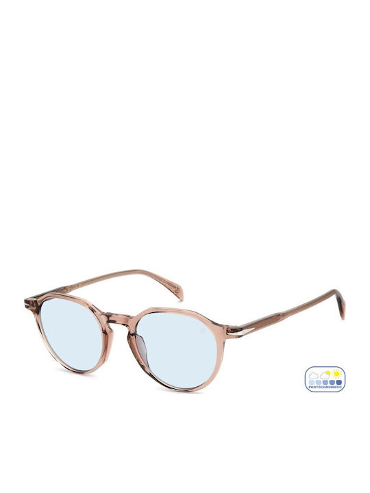 David Beckham Unisex Sunglasses with Brown Tort...