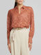 Long Sleeve Women's Shirt Terracotta