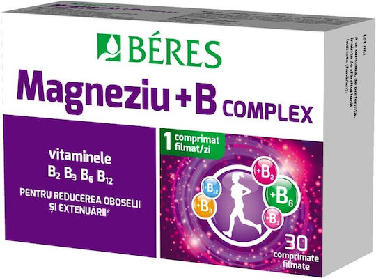 Béres Magnesium + Complex B cu Vitamina B6 30 comprimate