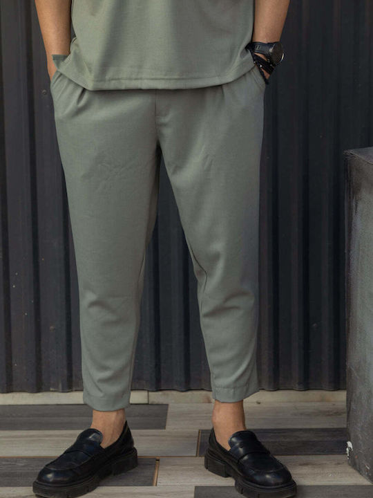 Henry Clothing Herrenhosen Khaki