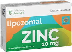 Laboratoarele Remedia Zinc Liposomal 10mg 30 Capsule Laboratoarele Remedia Zinc Liposomal 10mg 30 Capsule