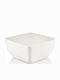 Raki Volma Bol Pentru Salată Din Melamină Albă 19x19x19cm