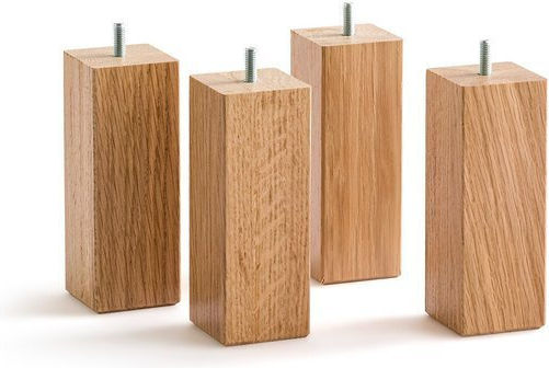 Strom Eco Wooden Furniture Leg 12cm Beige
