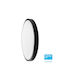 V-TAC Ceiling Bathroom Light 42cm Black with Integrated LED and Remote Control