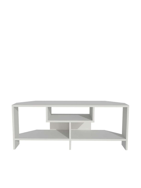 Έπιπλο Τηλεόρασης Maldiv White Μ120xΠ35xΥ46.8cm