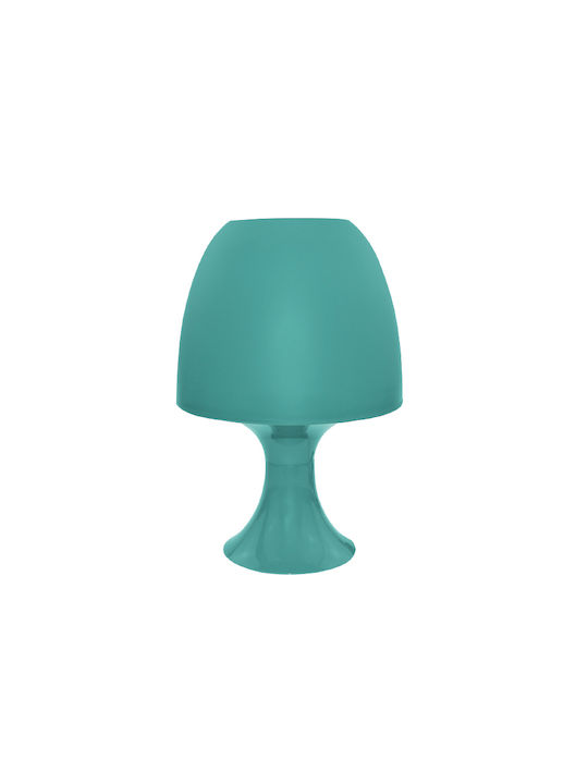 Aca Plastic Table Lamp for E14 Socket with Gree...