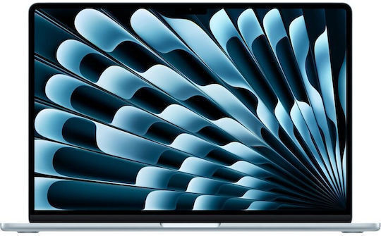 Apple MacBook Air 15.3 Zoll IPS Retina Display (M5-10-Kern/16GB/512GB SSD/10-Kern-GPU) Himmelblau (Griechische Tastatursprache)