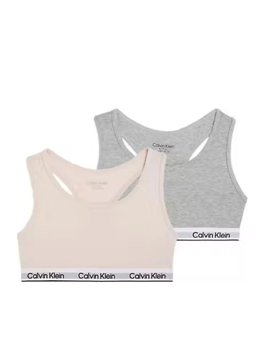 Calvin Klein Set Bustiere Pentru Copii Silverpeony/Gri Heather