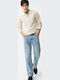 Men's Jeans Pants with Loose Fit Sky Blue