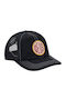Deus Ex Machina Pill 6 Panel Trucker Cap Black