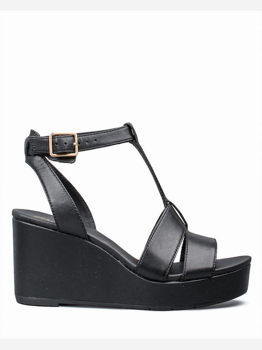 Clarks Sabina Πλατφόρμες Μαύρες