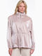 Women's Jacket for Spring/Autumn Pearl Metallic