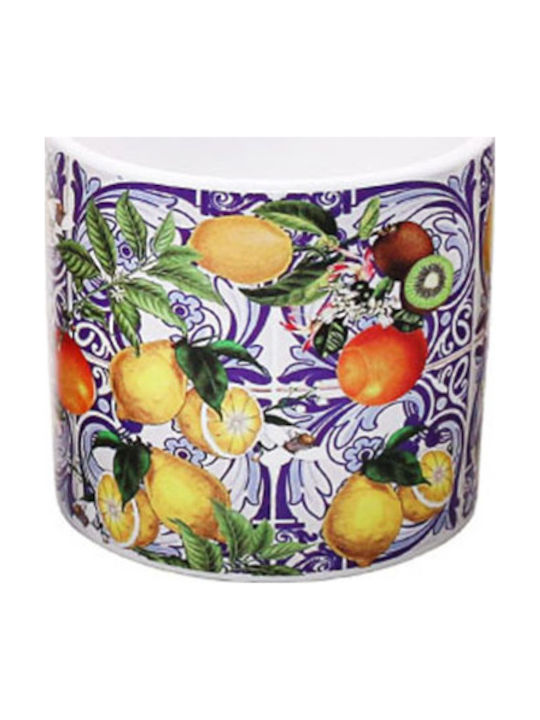 Dorosimo Ceramic Yellow Plant Pot 13x12cm