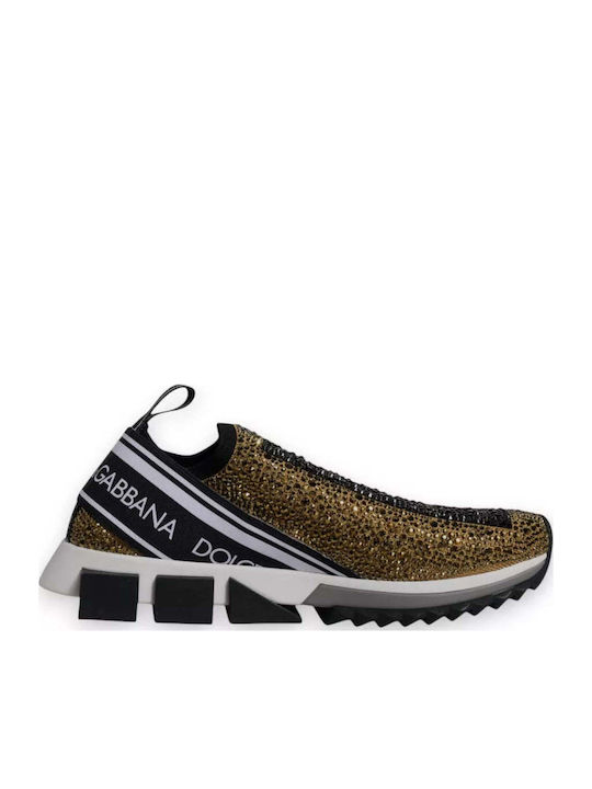 Dolce & Gabbana Sorrento Сникърси Златни Dolce & Gabbana Sorrento Сникърси Златни