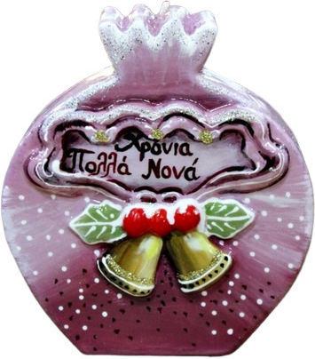 Gerakis Lumânare De Crăciun Roz 14x12.5cm
