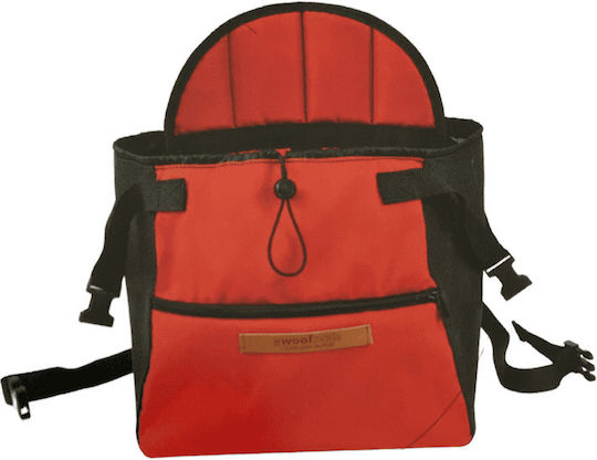 Woofmoda Waterproof Dog and Cat Carrying Bag Red M28xW24xH22cm