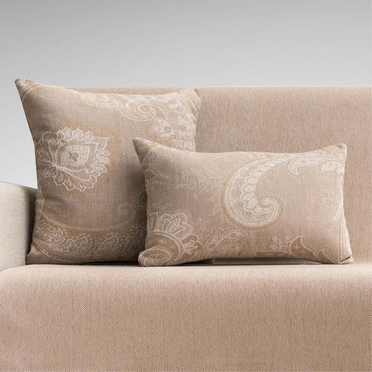 Decorative Pillow Case Desi Beige 45x45cm