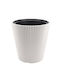 TnS Luna Plastic Flower Pot White 39x36.5cm