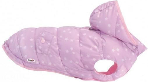 Camon Dog Coat With Hood Pink With Back Length 40 cm