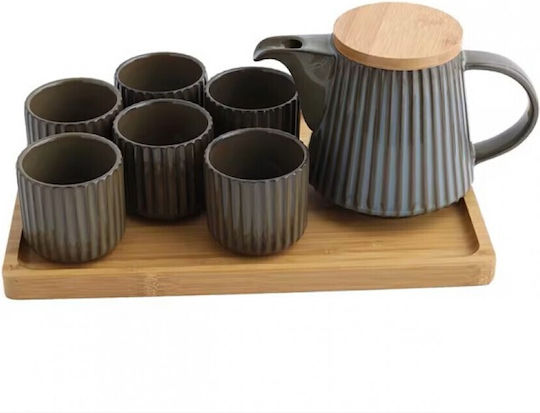 Melina's Collection Keramik Teekannen Set 7 Stück