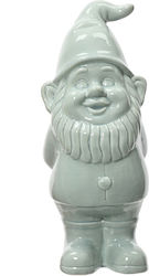 Ceramic Gnome 34.5cm 15x14x34.5cm Sky Blue Kaeming