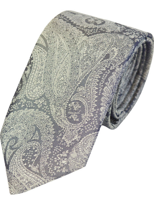 Boss Men's Silk Tie Printed in Gray Colour