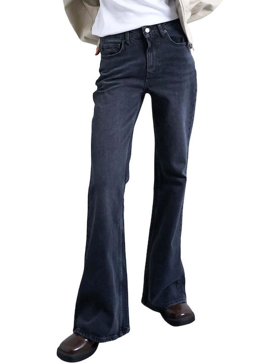 Women's Flared Black Jean Pants