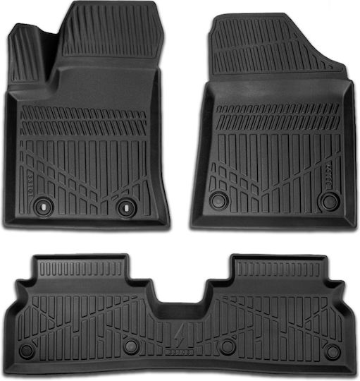Set Față și Spate Covoare Auto 4 Bucăți pentru Hyundai Kona Negre
