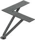 Metallic Furniture Leg Ip B Height 160mm Black
