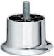 Plastic Furniture Leg Ms Eko Ca 150-01 Φ5cm Height 5cm Nickel