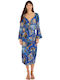 Set Mit Damenrock Mystical Blau
