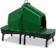 Plastic Double Nesting Box for Hens with Legs Gaun