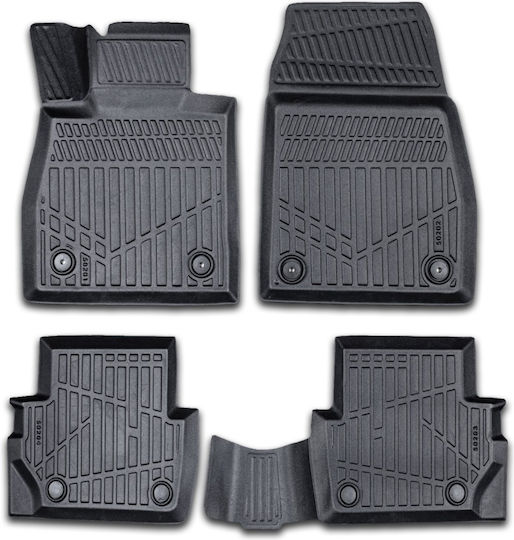 Set Față și Spate Covoare Auto 4 Bucăți Pentru Ford Puma Negre