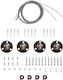 Ντίζες Στήριξης Οροφής Led Panel 4 Τμχ V-tac 6018