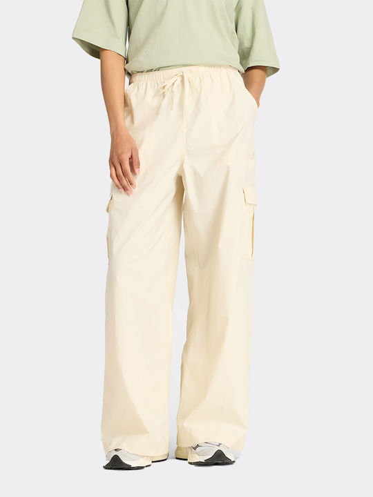 New Balance Women's Fabric Cargo Trousers Beige