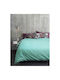 Madi Velvet Blanket Queen Size 240x260cm Mint