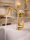 Kitchen Faucet Counter Gold