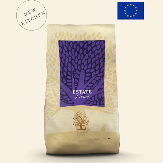 Essential Foods Estate Living 10kg Dry Dog Food Grain-Free for Adult Dogs with Deer Meat Lamb and Apple