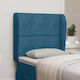vidaXL Fabric Blue Bed Headboard 80cm