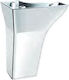 Dreamwell Plastic Furniture Leg 10x10x12cm Silver