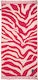 Greenwich Polo Club Beach Towel Cotton Magenta Taupe 180x90cm