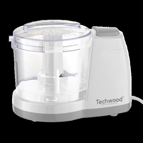 Techwood Mini Tocător Multi 150W Cu Recipient 375ml Gri