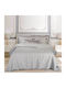 Greenwich Polo Club 3977 Κουβερλί Μονό Microfiber Light Grey 160x240cm