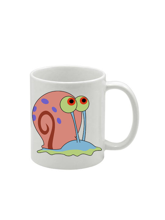 White SpongeBob Mug